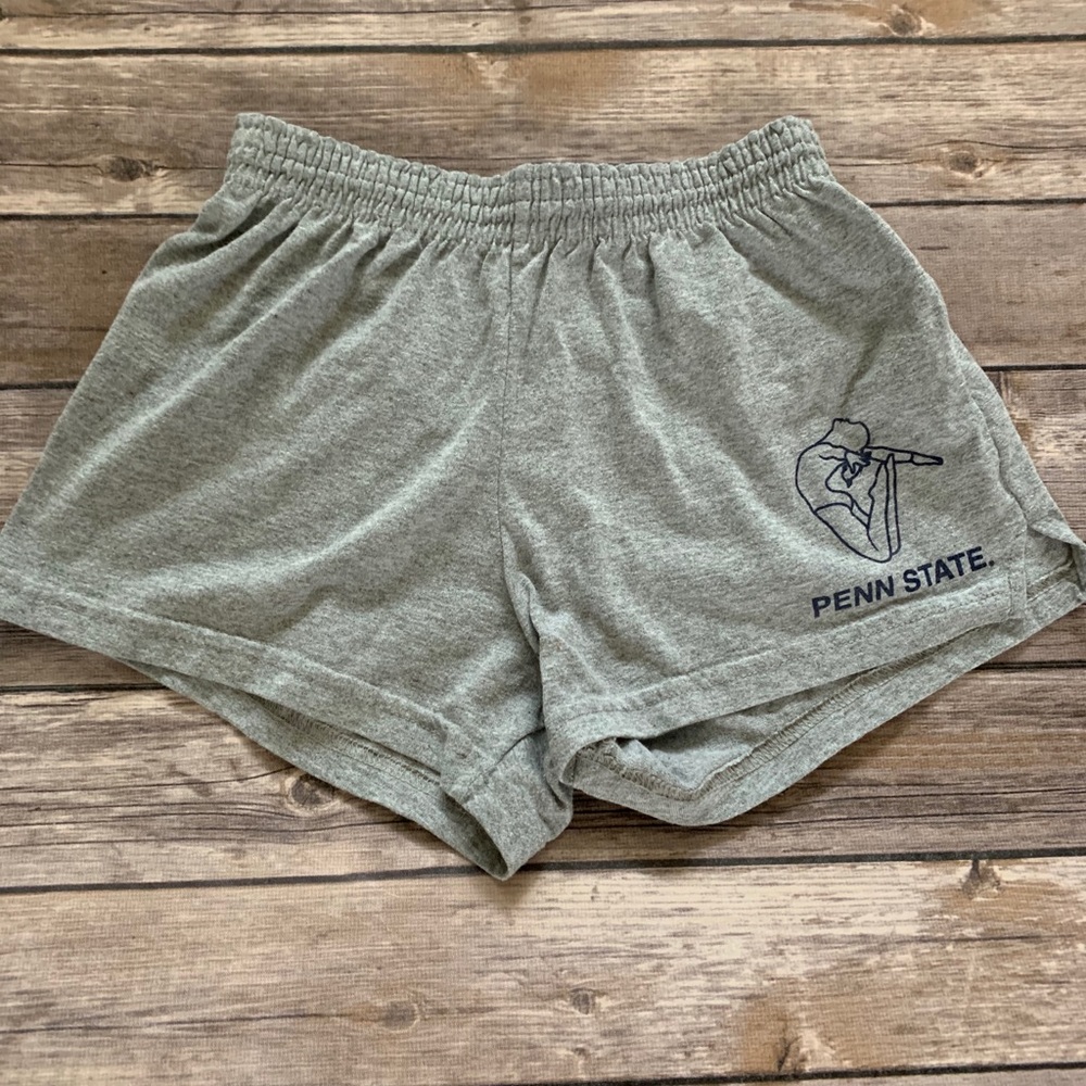 Penn State Gymnastics Gray Cotton Blend Shorts PSU